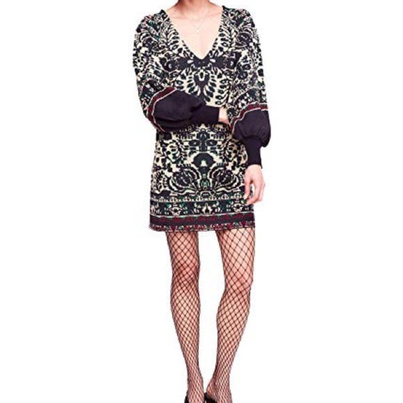 Free People Mini Sweater Dress - Picture 1 of 5